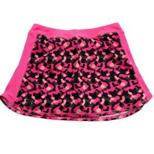 Under Armour Big Girls Skort Skirt Size Large‎ Printed Play Up Pink Black